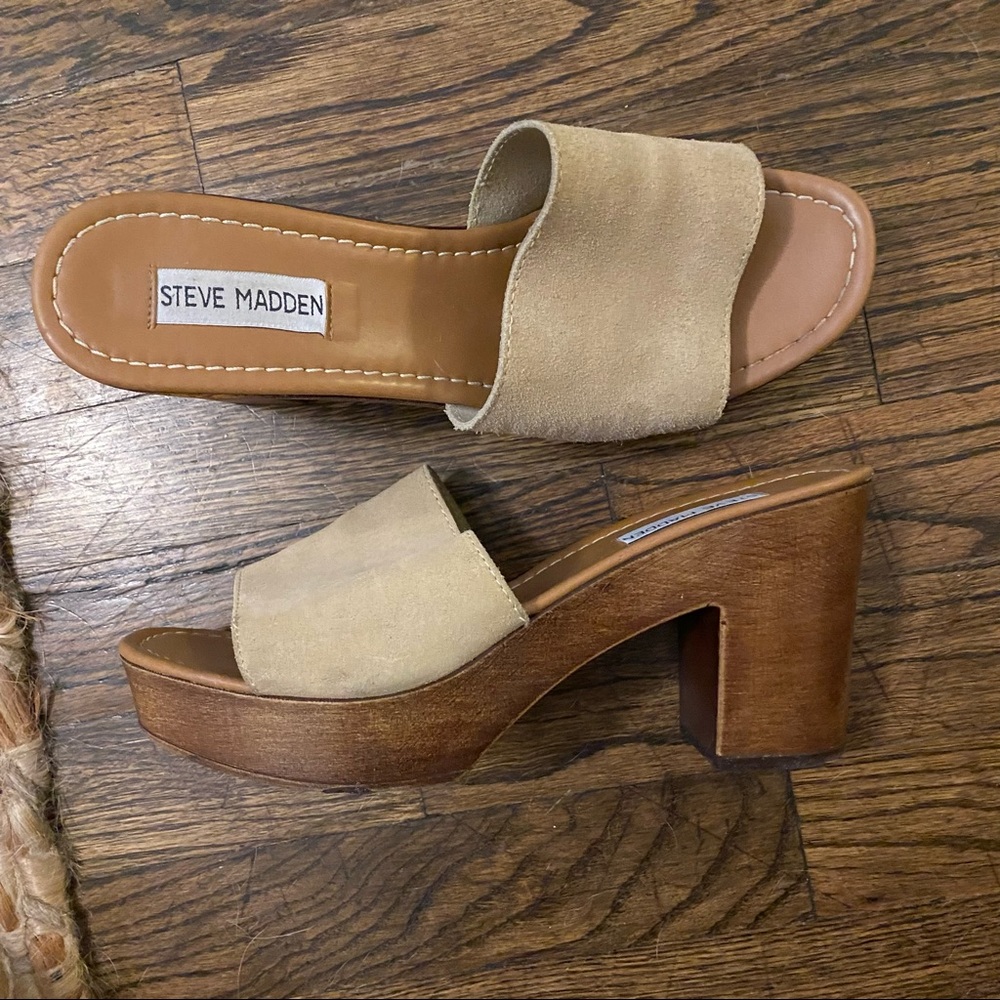 Chunky Brown Steve Madden Heels